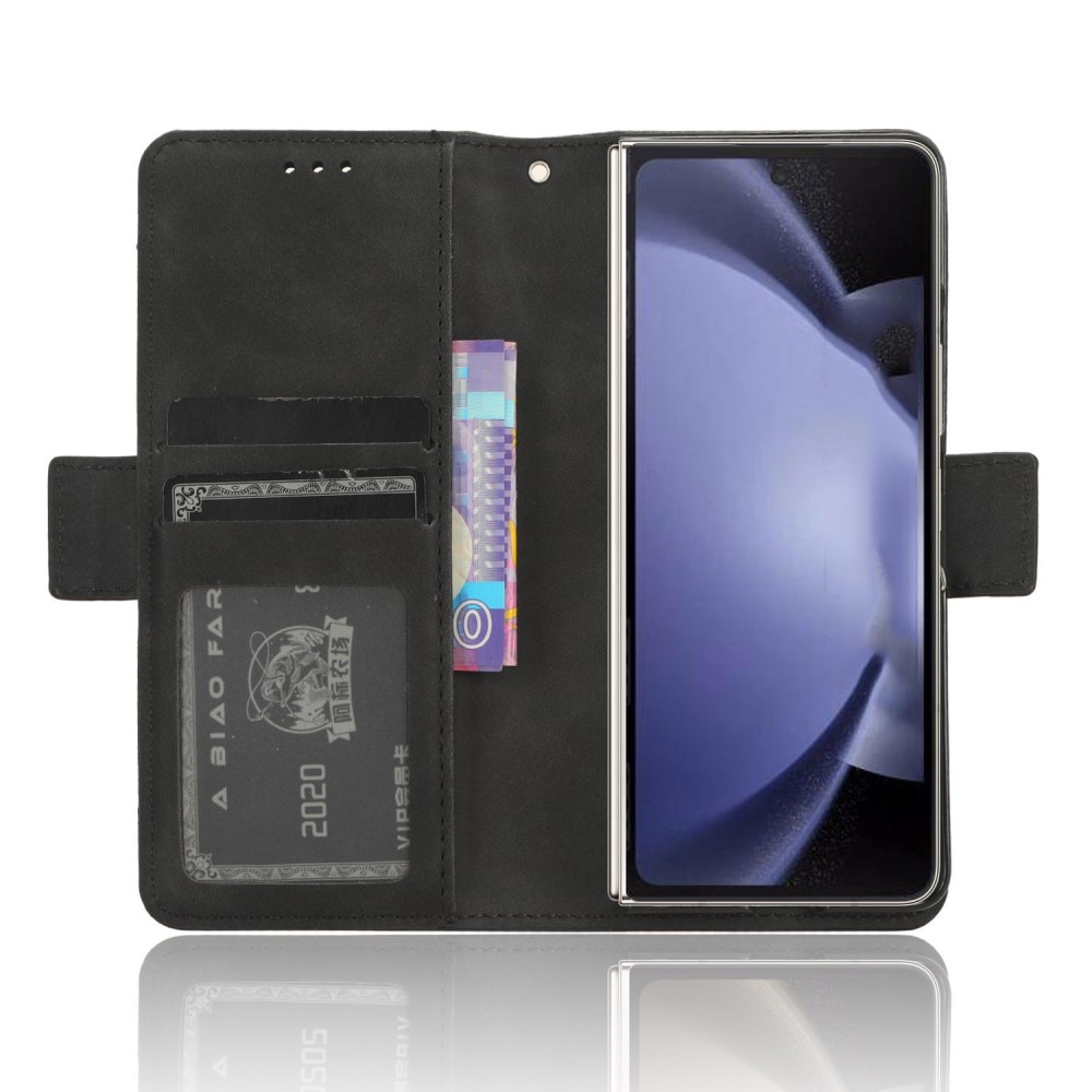 Multi-Cartes Etui Portefeuille avec rangement S-pen Samsung Galaxy Z Fold 6, noir