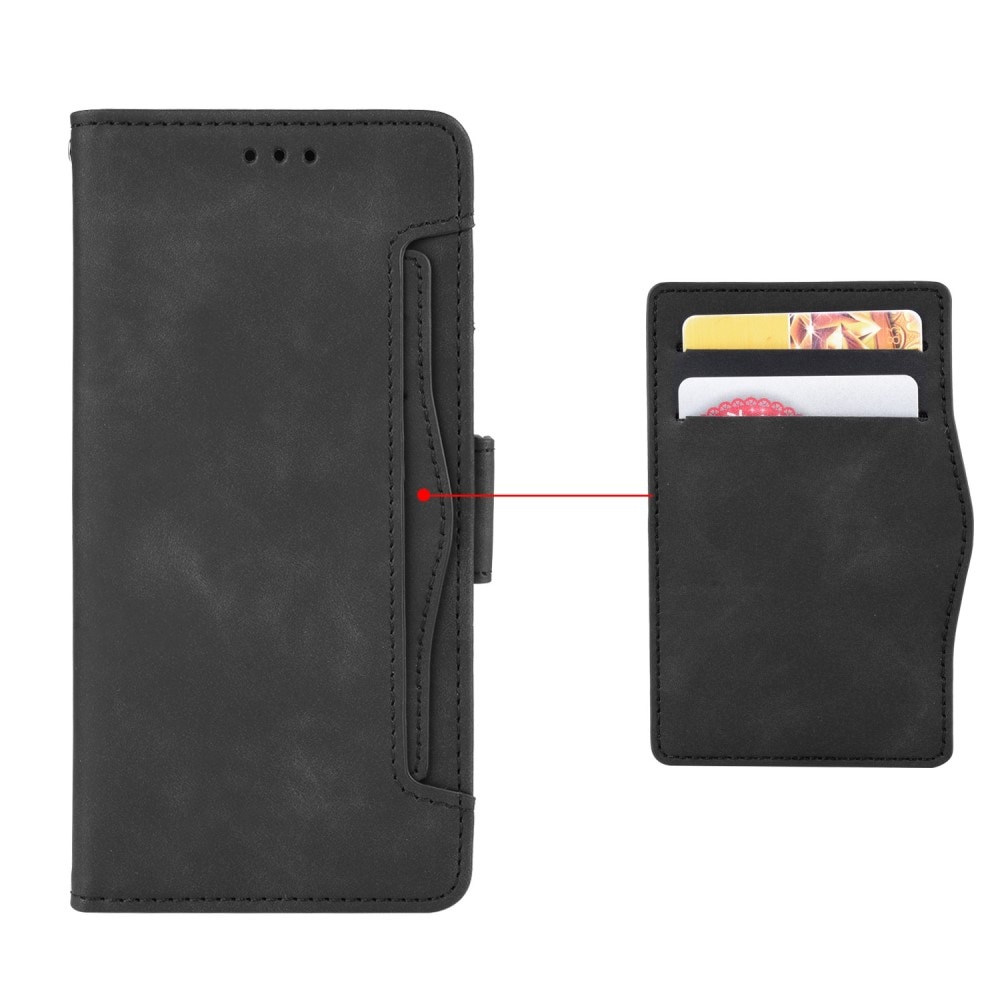 Multi-Cartes Etui Portefeuille avec rangement S-pen Samsung Galaxy Z Fold 6, noir