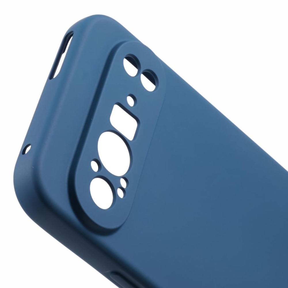 Coque TPU résistante aux chocs Google Pixel 9 Pro, Bleu