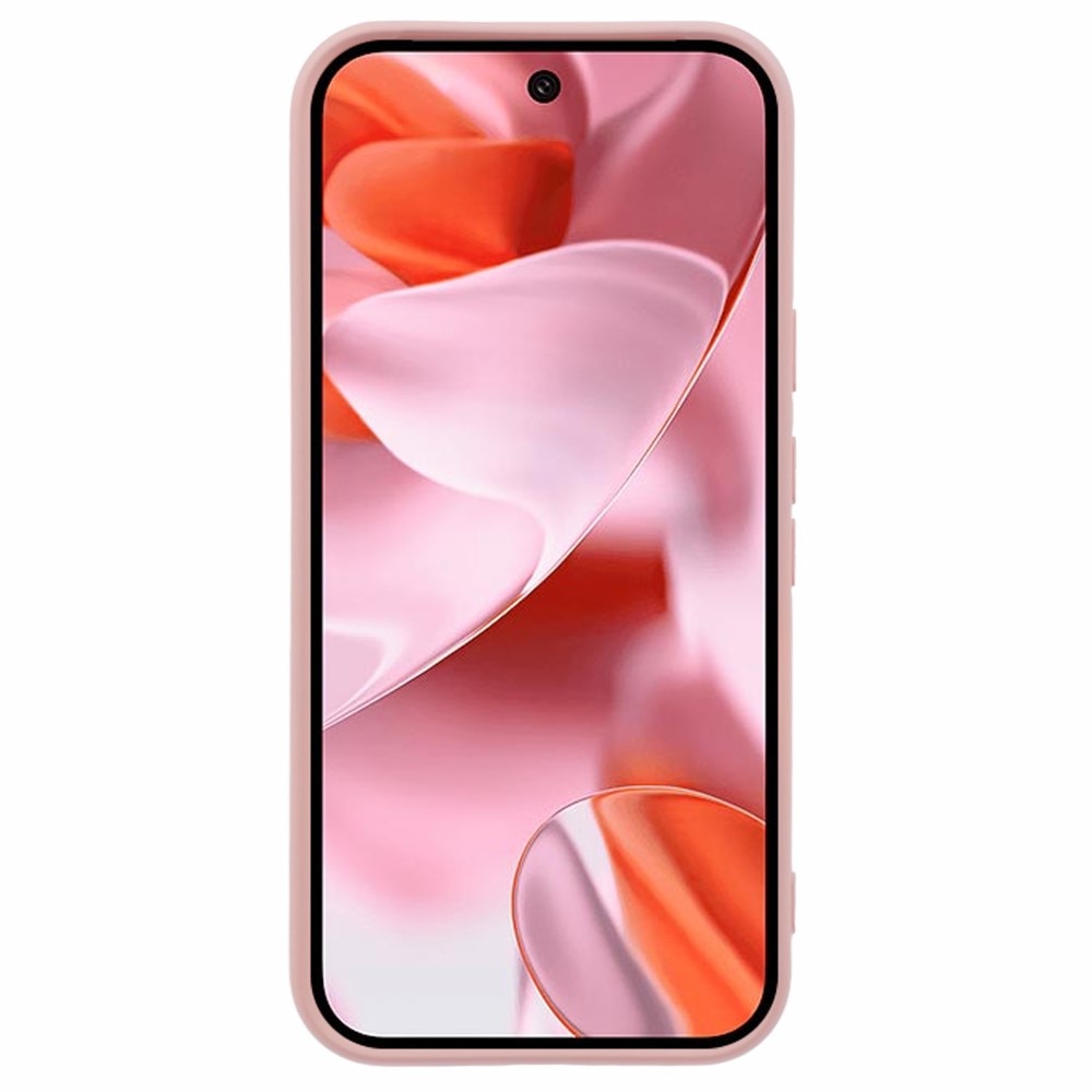 Coque TPU résistante aux chocs Google Pixel 9, Rose