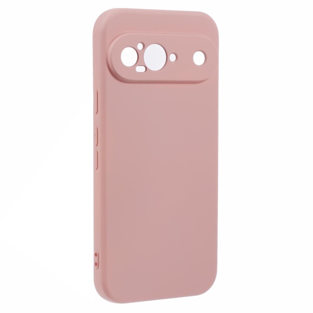 Coque TPU résistante aux chocs Google Pixel 9, Rose