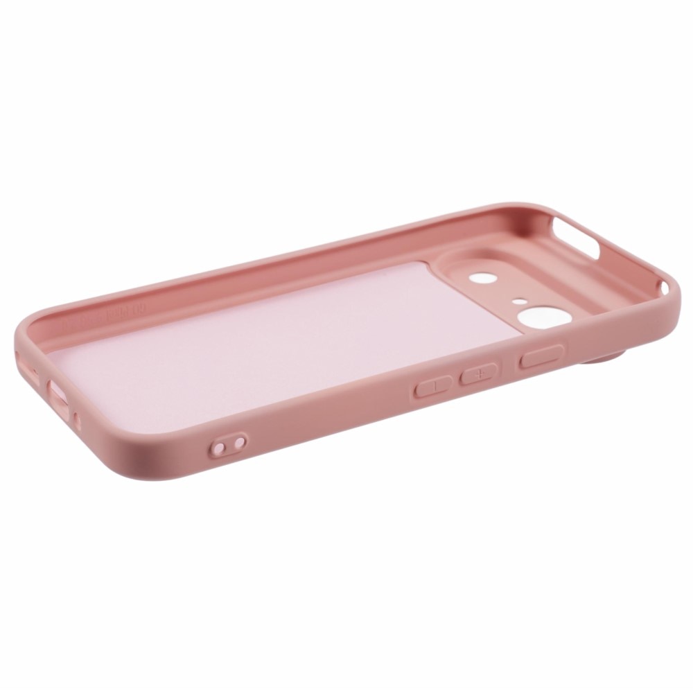 Coque TPU résistante aux chocs Google Pixel 9, Rose