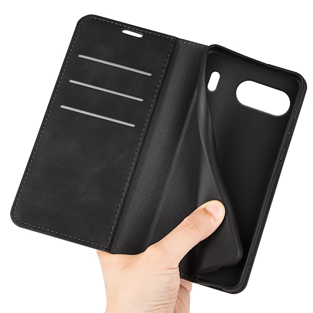 Coque portefeuille mince OnePlus Nord 4, noir