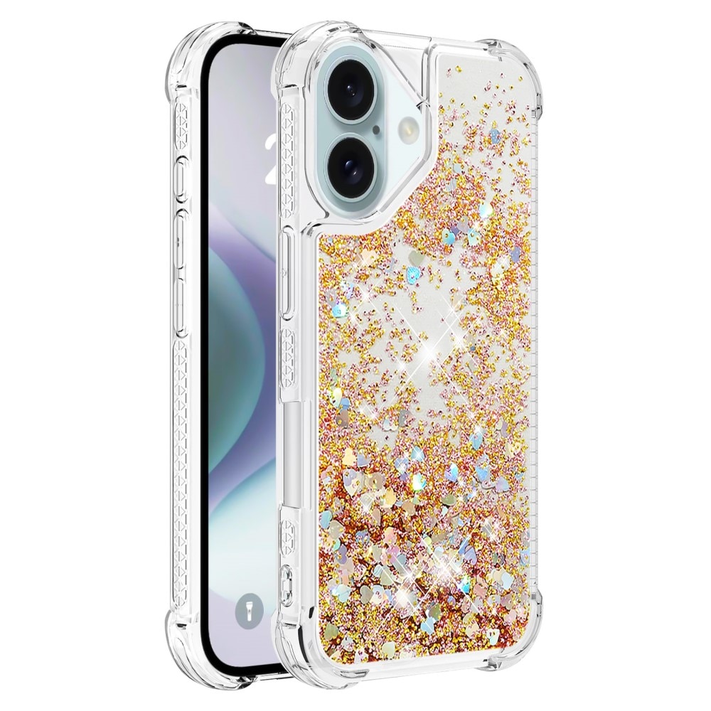 Coque Glitter Powder TPU iPhone 16, or