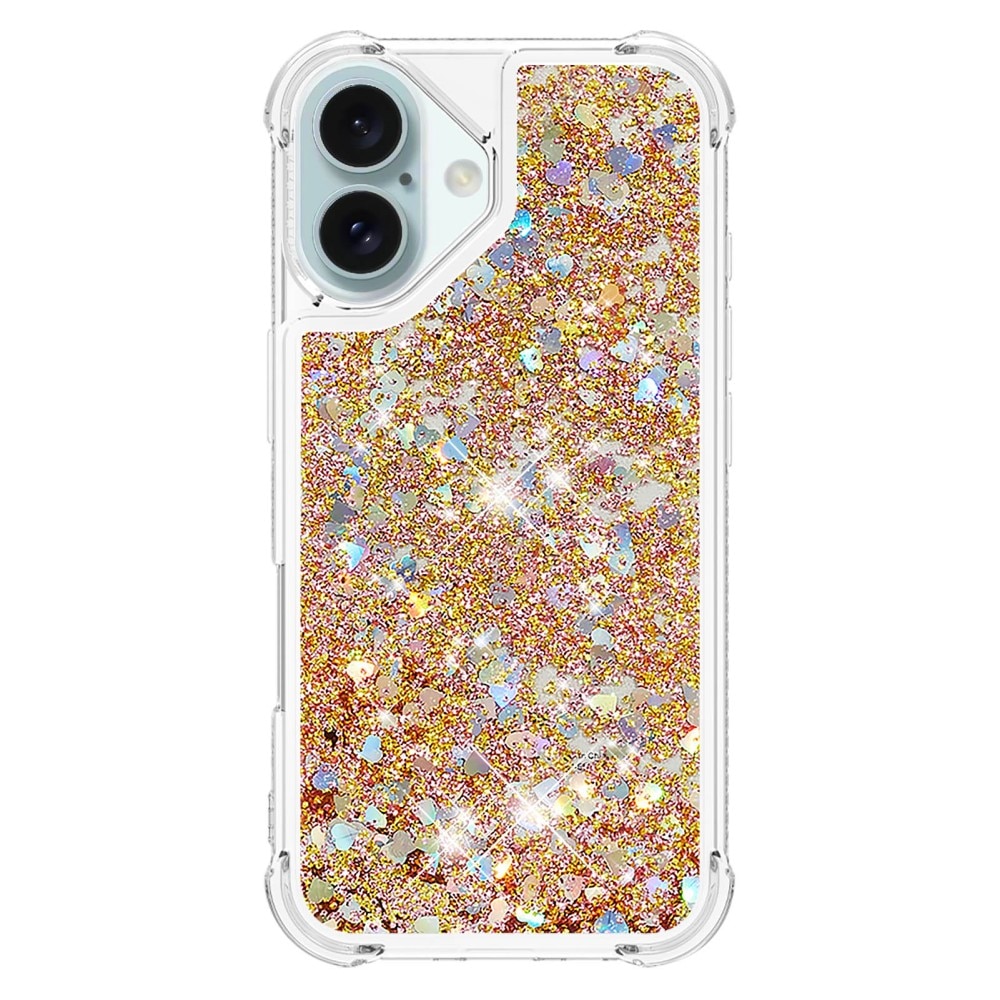 Coque Glitter Powder TPU iPhone 16, or