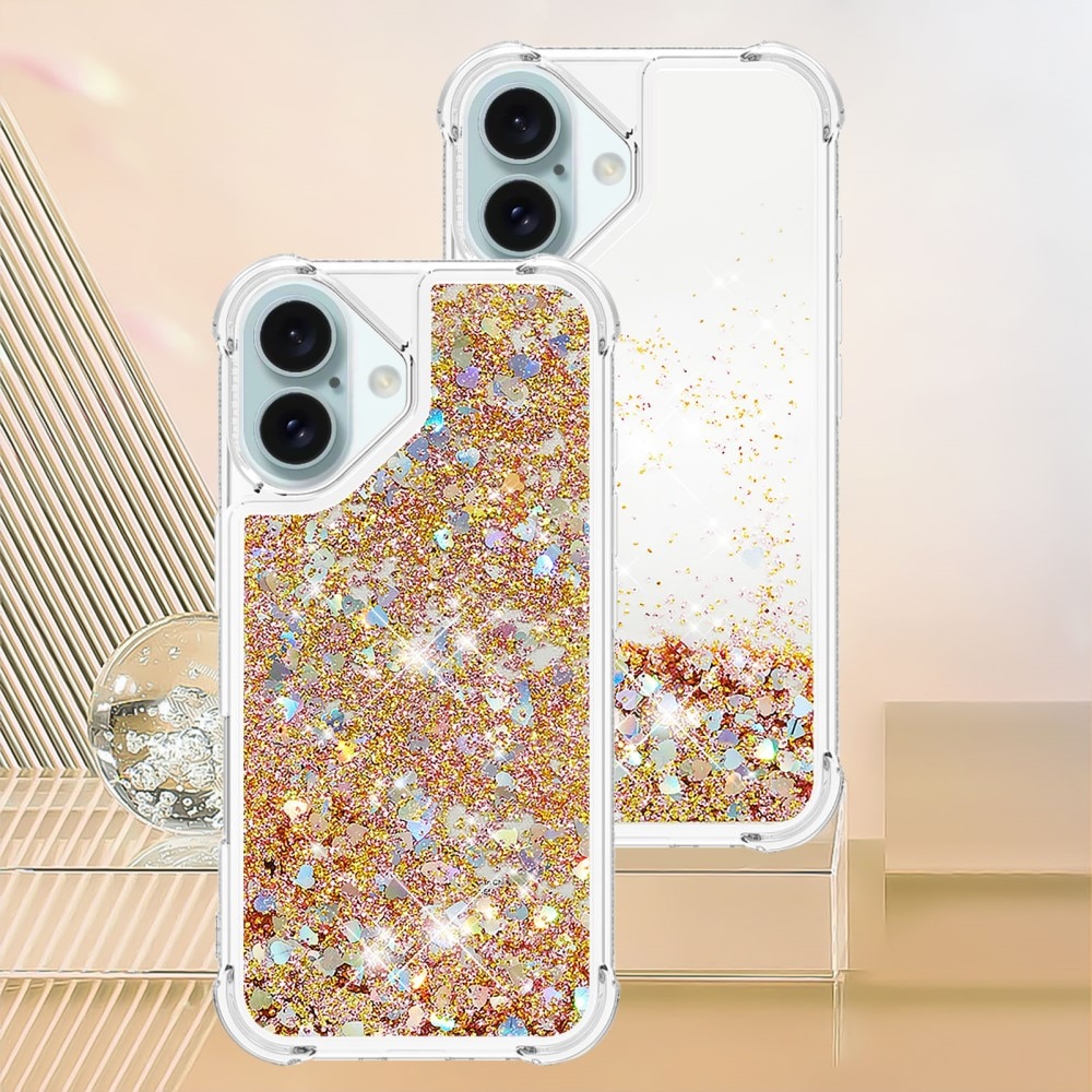 Coque Glitter Powder TPU iPhone 16, or