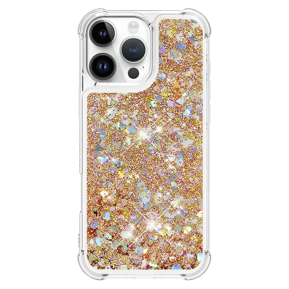 Coque Glitter Powder TPU iPhone 16 Pro, or