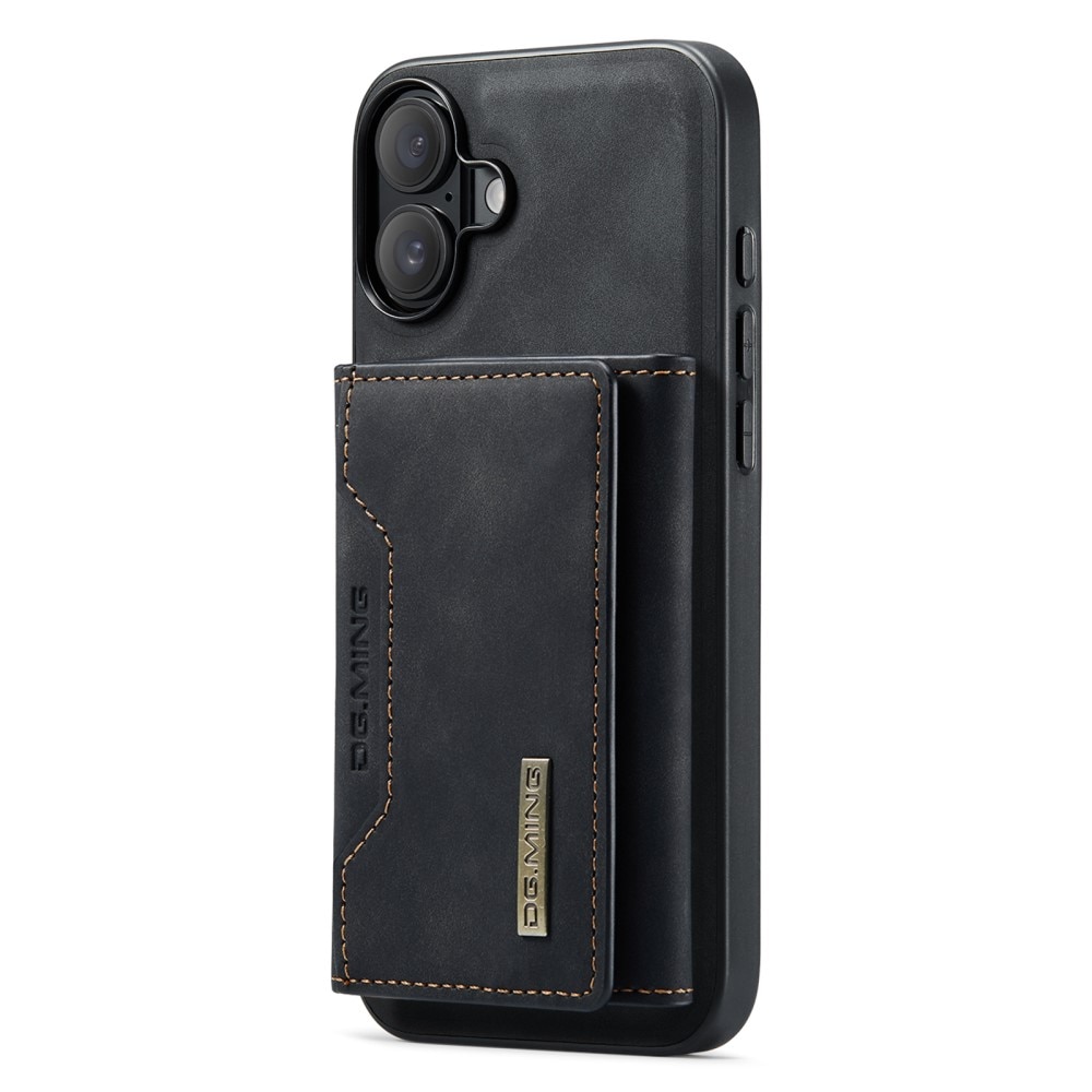 Coque Magnetic Card Slot iPhone 16, Black