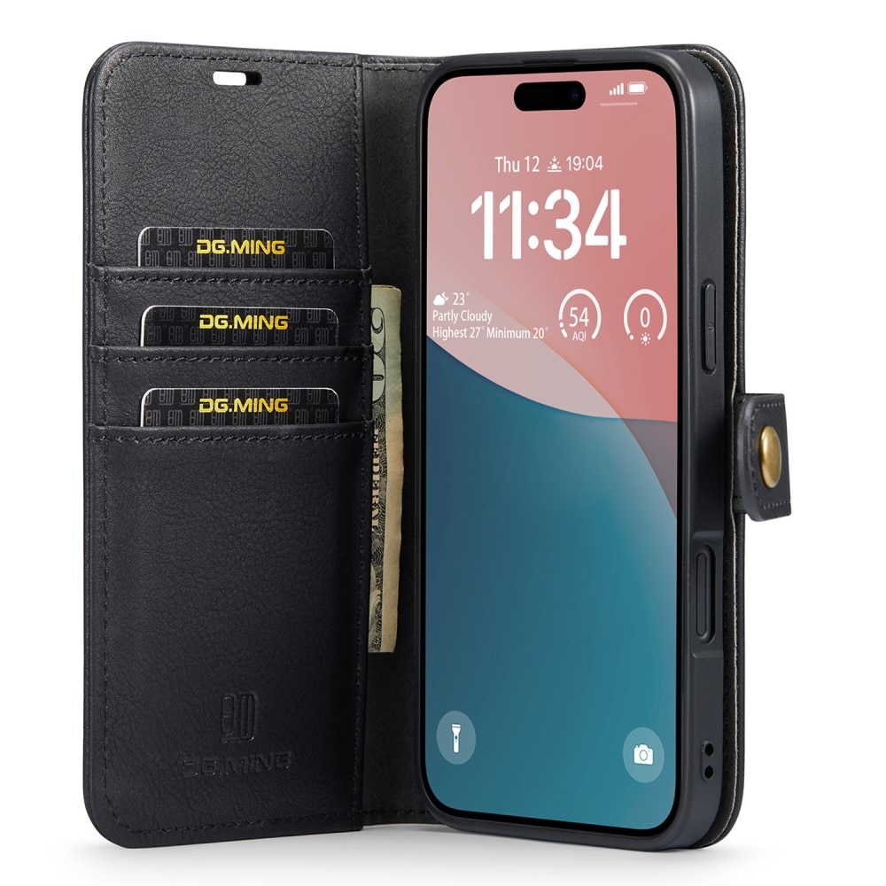 Étui portefeuille Magnet Wallet iPhone 16 Plus, Black