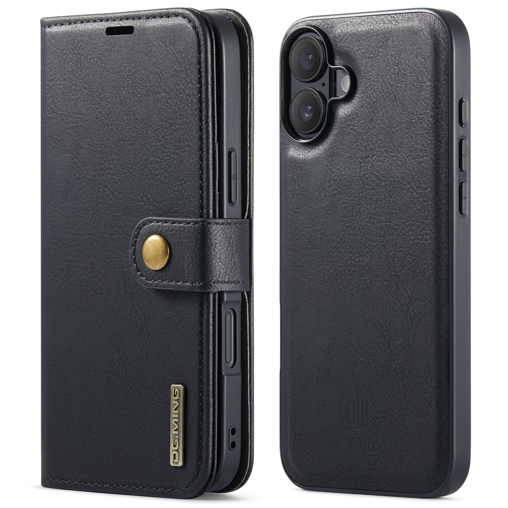 Étui portefeuille Magnet Wallet iPhone 16 Plus, Black