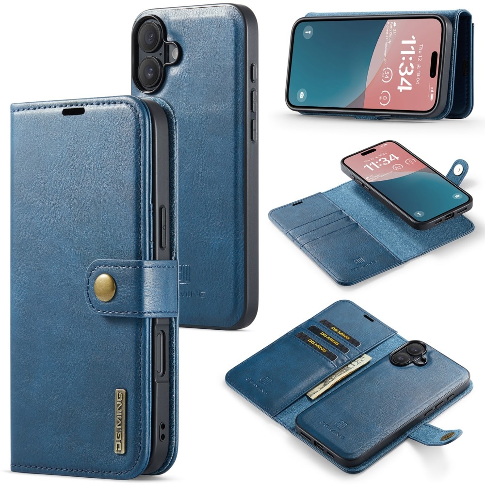 Étui portefeuille Magnet Wallet iPhone 16 Plus, Blue