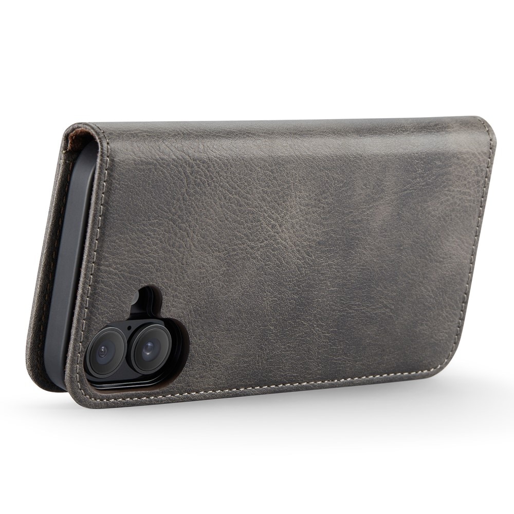 Étui portefeuille Magnet Wallet iPhone 16, Brown