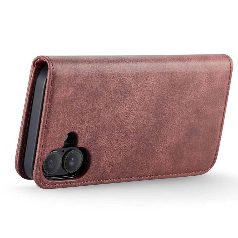 Étui portefeuille Magnet Wallet iPhone 16, Red