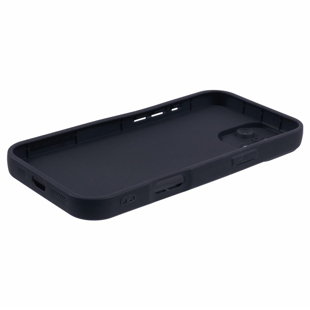 Coque TPU Edge iPhone 16, noir