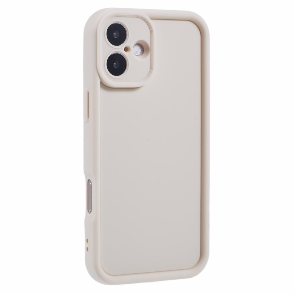 Coque TPU Edge iPhone 16, beige