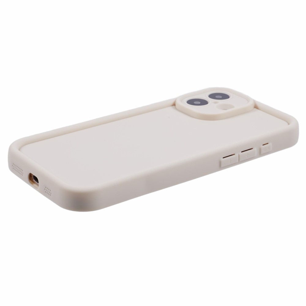 Coque TPU Edge iPhone 16, beige