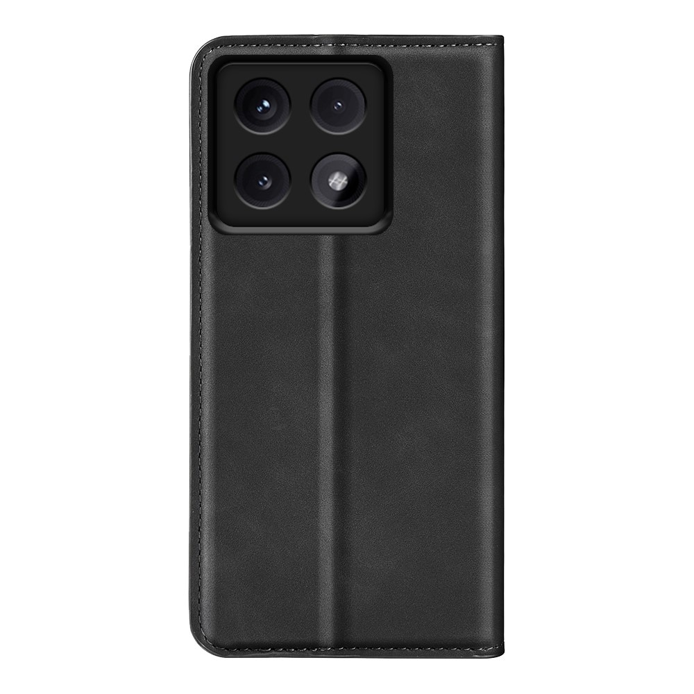 Coque portefeuille mince Xiaomi 14T, noir