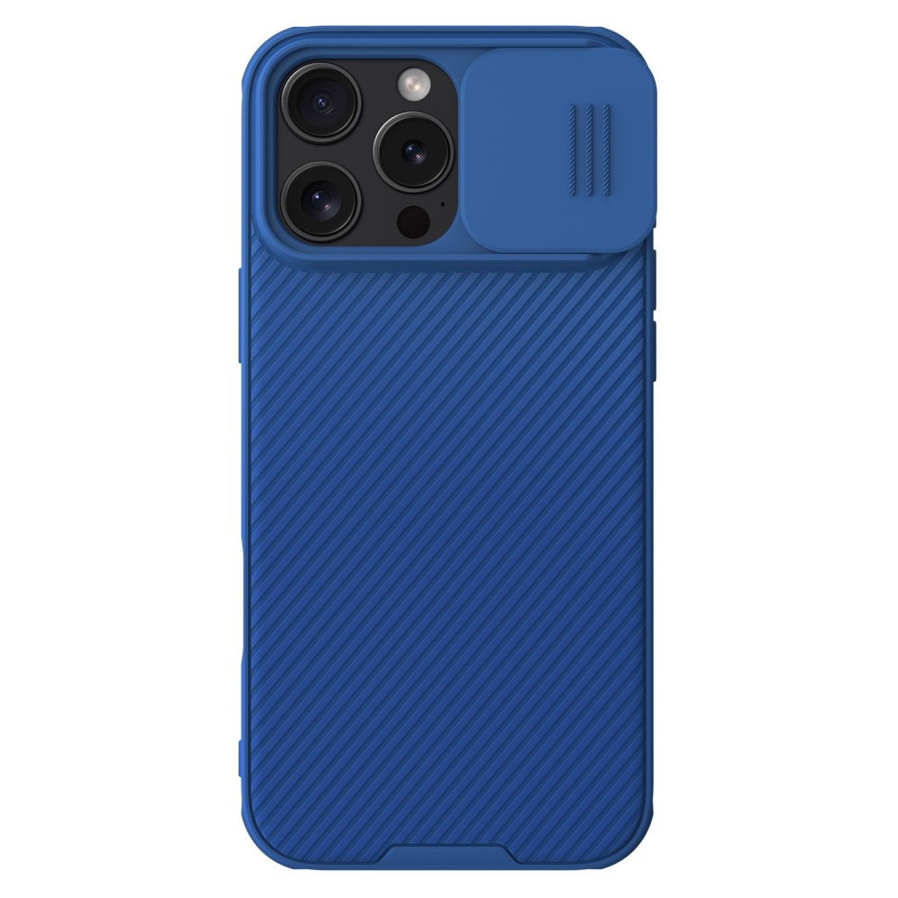 Coque CamShield iPhone 16 Pro, bleu