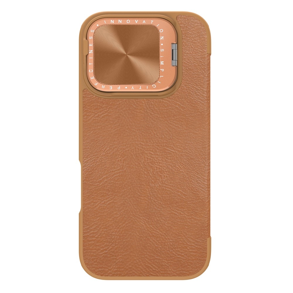 Etui Qin Prop iPhone 16 Pro Max, marron