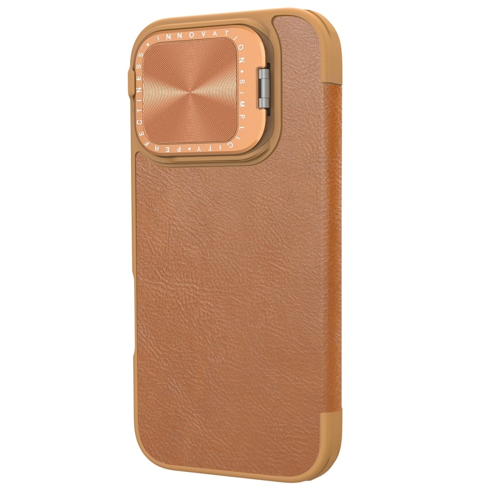 Etui Qin Prop iPhone 16 Pro Max, marron