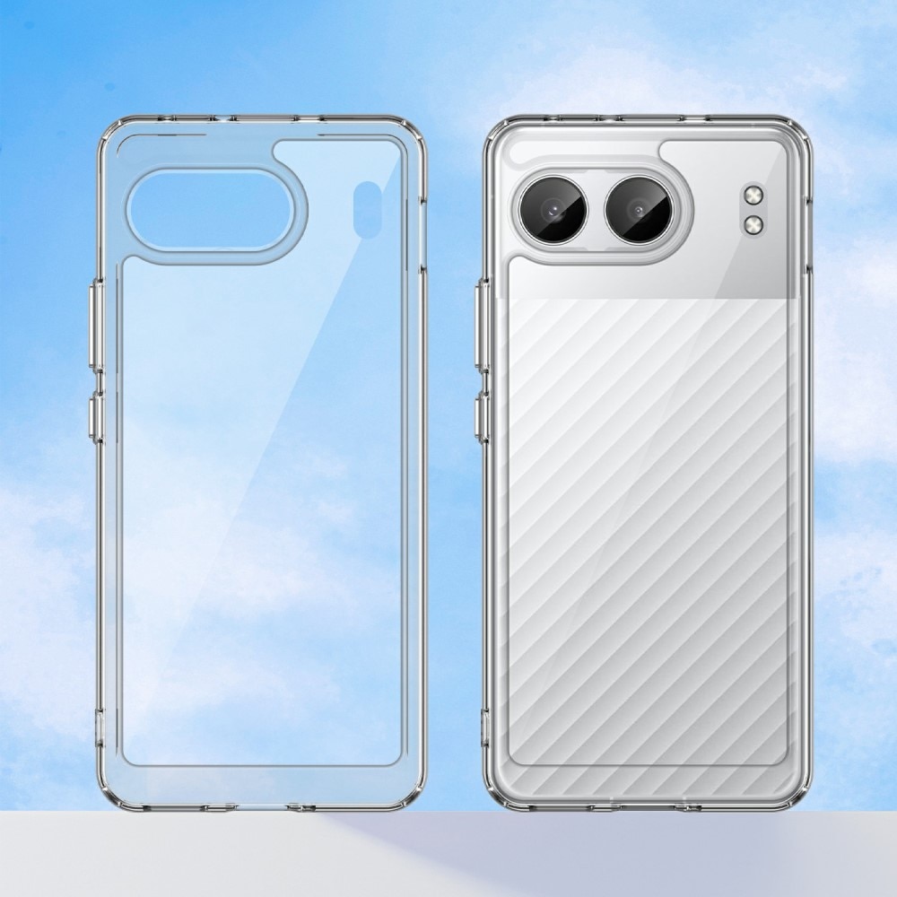 Coque hybride pour OnePlus Nord 4, transparent