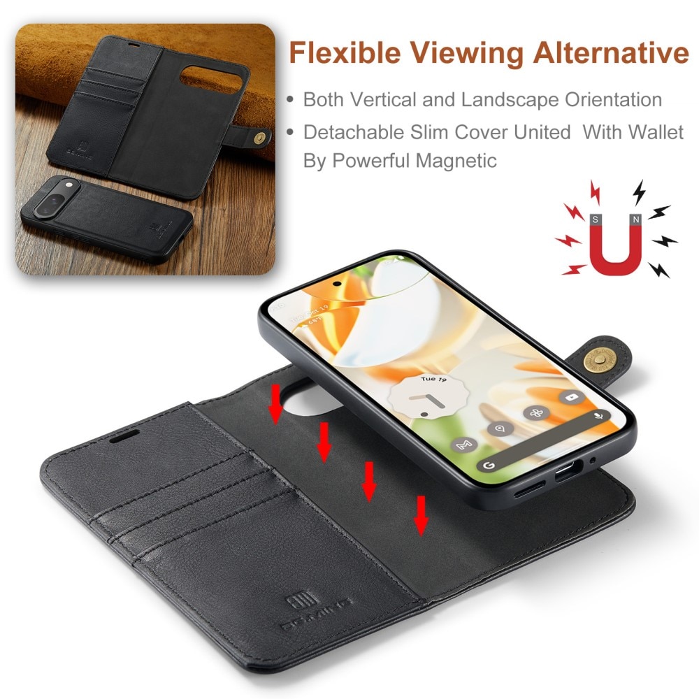 Étui portefeuille Magnet Wallet Google Pixel 9, Black