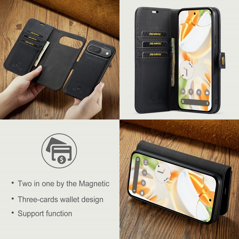 Étui portefeuille Magnet Wallet Google Pixel 9, Black