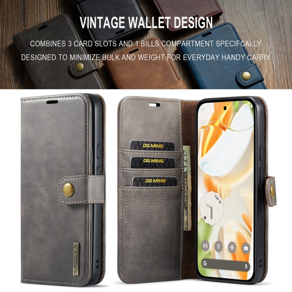 Étui portefeuille Magnet Wallet Google Pixel 9 Pro XL, Brown