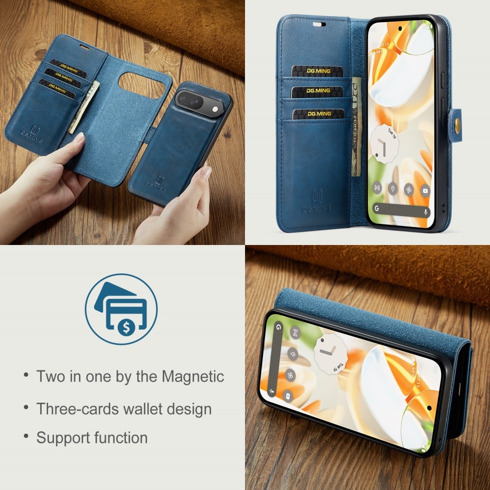 Étui portefeuille Magnet Wallet Google Pixel 9, Blue