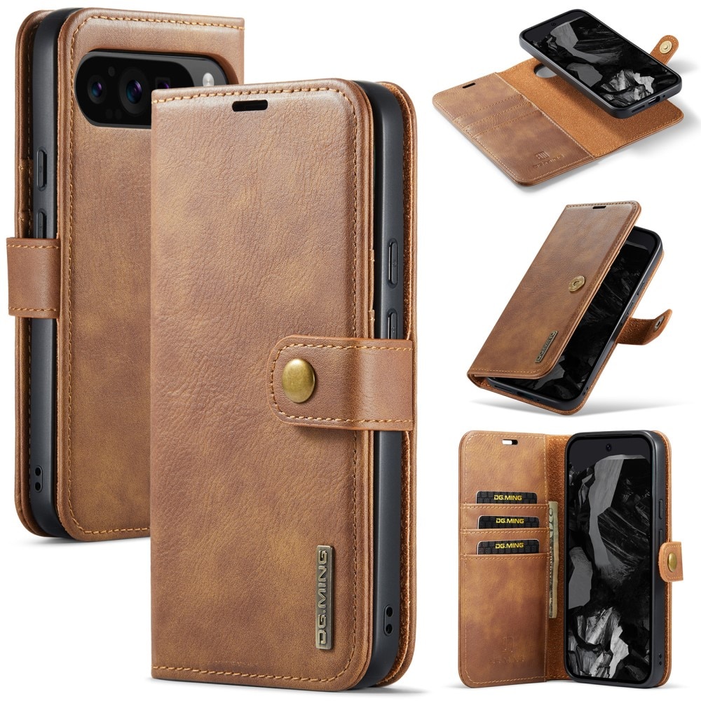 Étui portefeuille Magnet Wallet Google Pixel 9 Pro XL, Cognac