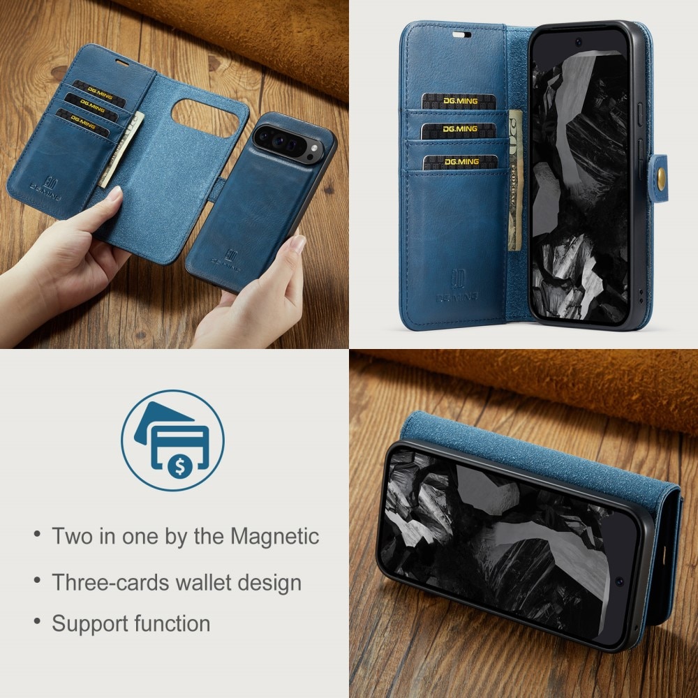 Étui portefeuille Magnet Wallet Google Pixel 9 Pro XL, Blue