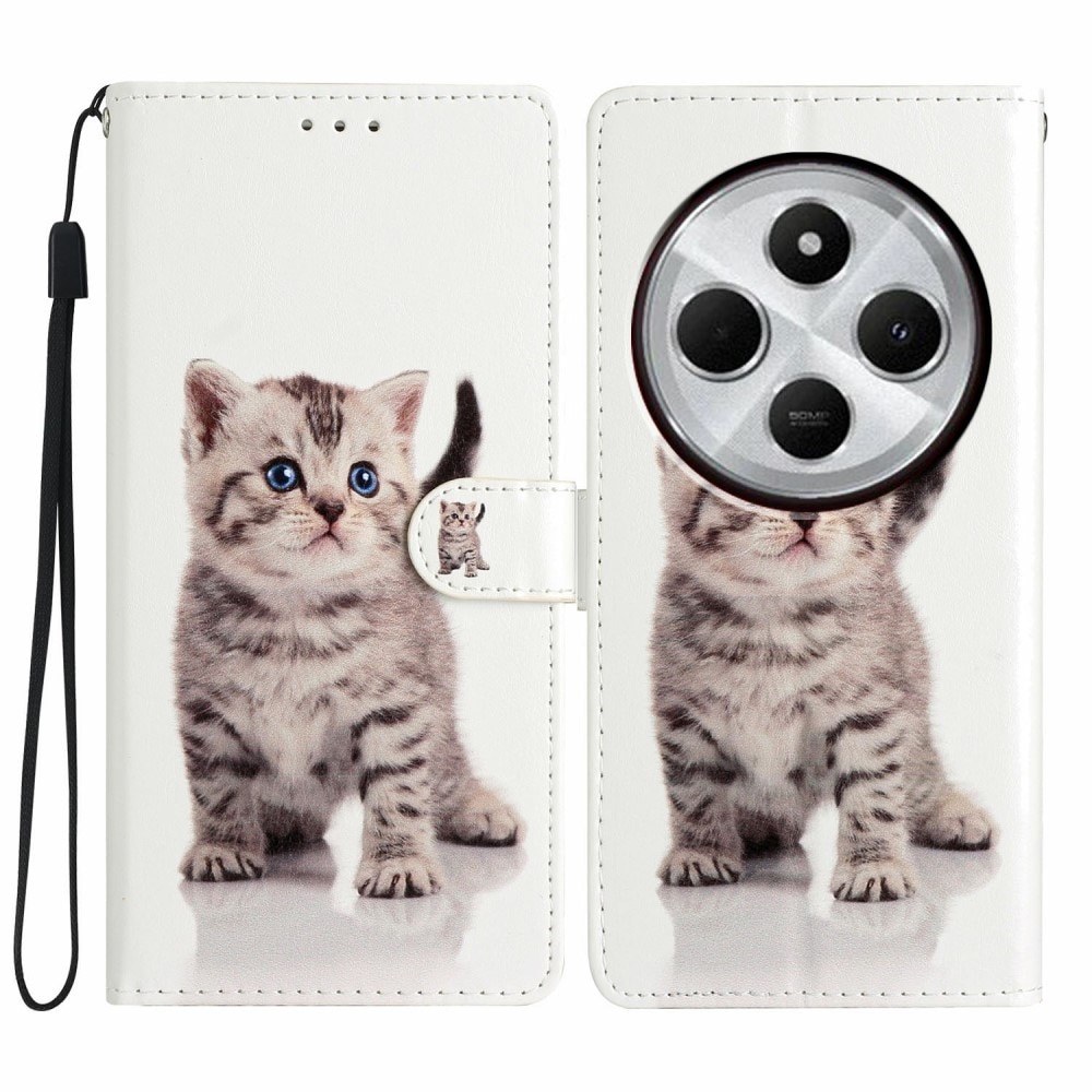 Coque portefeuille Xiaomi Redmi 14C, chaton