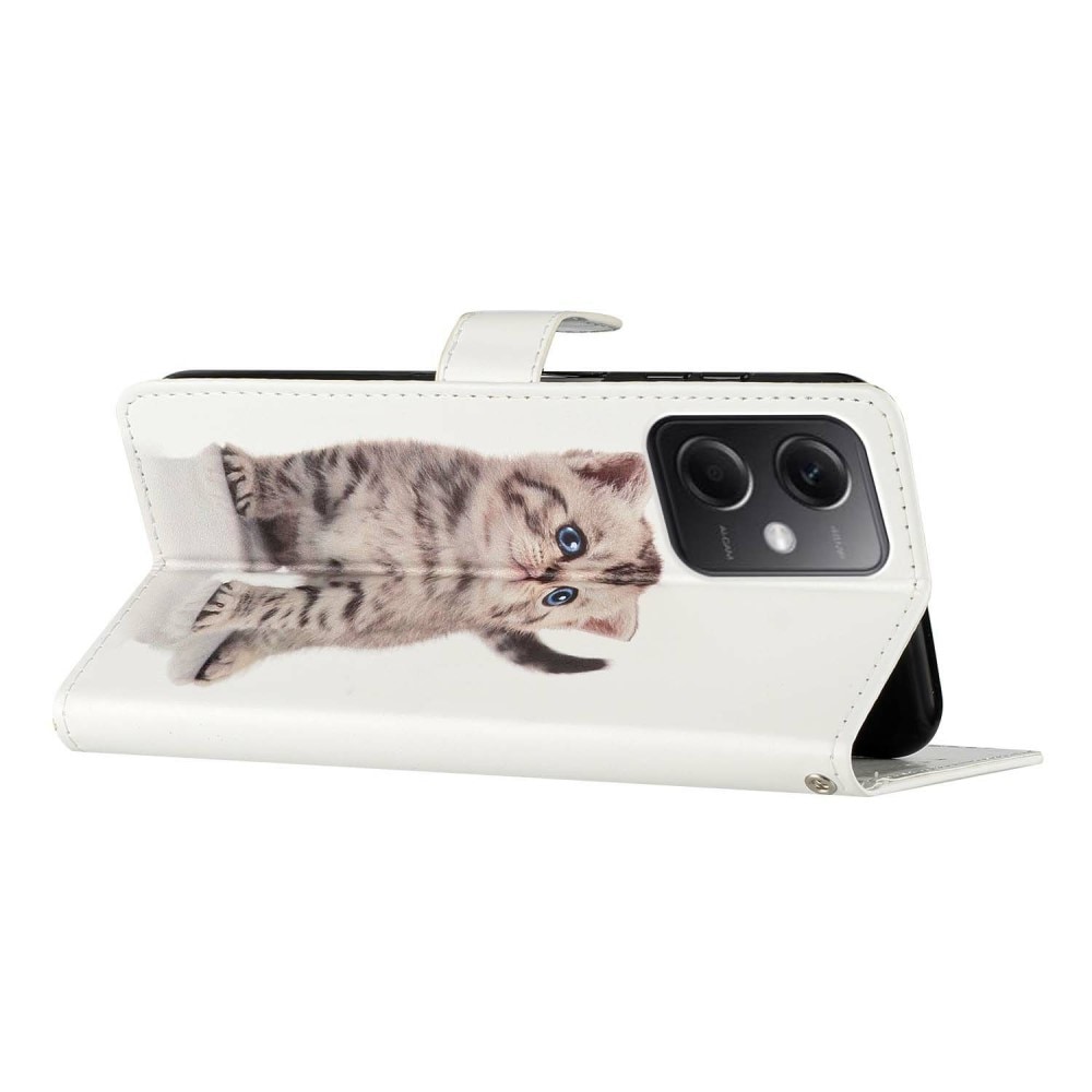 Coque portefeuille Xiaomi Redmi 14C, chaton