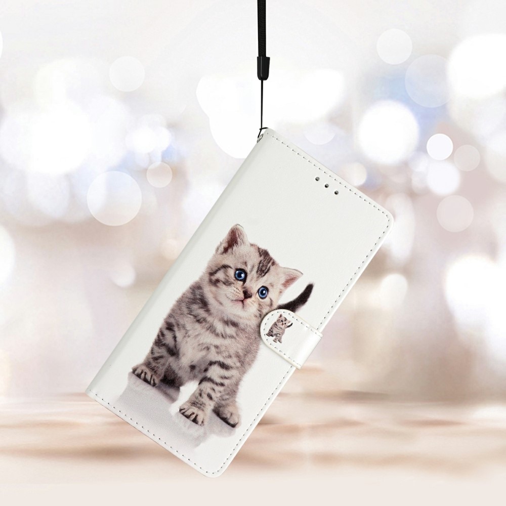 Coque portefeuille Xiaomi Redmi 14C, chaton