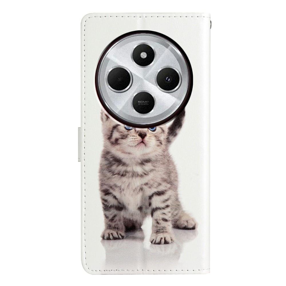 Coque portefeuille Xiaomi Redmi 14C, chaton