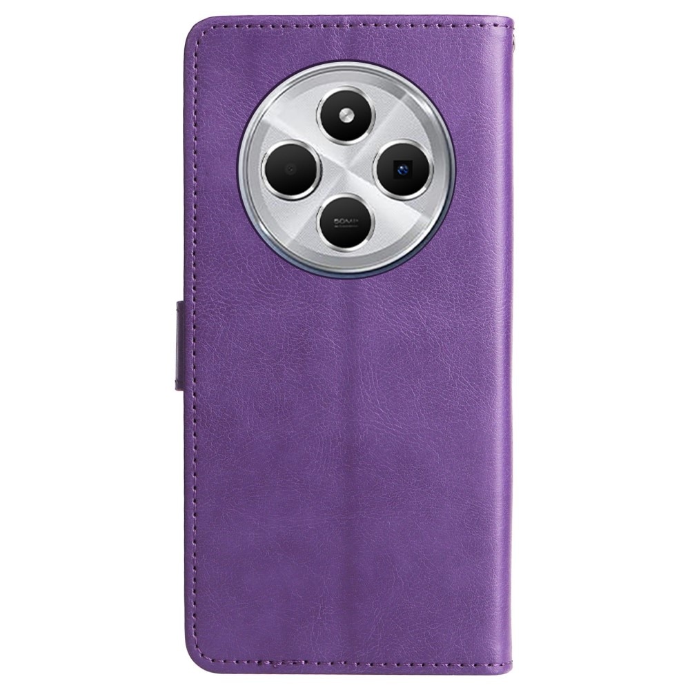 Étui portefeuille Xiaomi Redmi 14C, violet