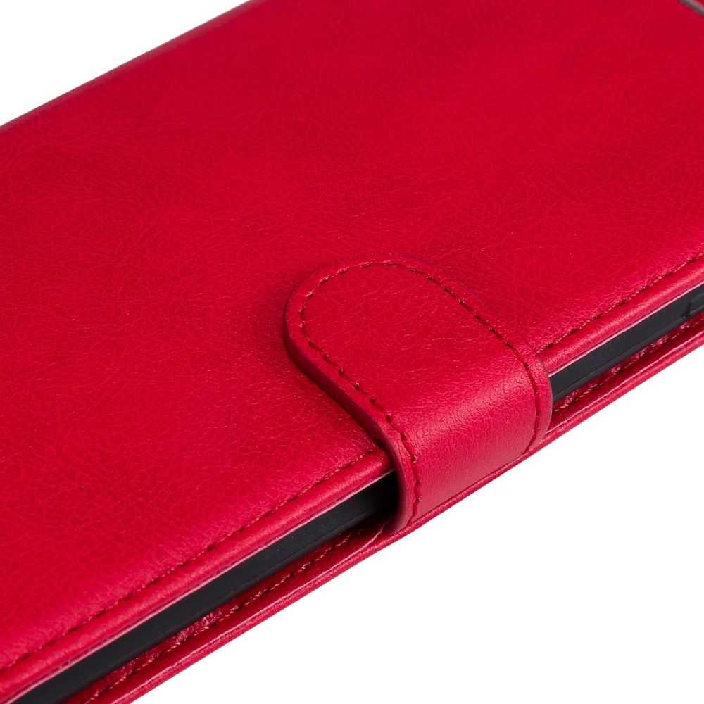 Étui portefeuille Xiaomi Redmi 14C, rouge