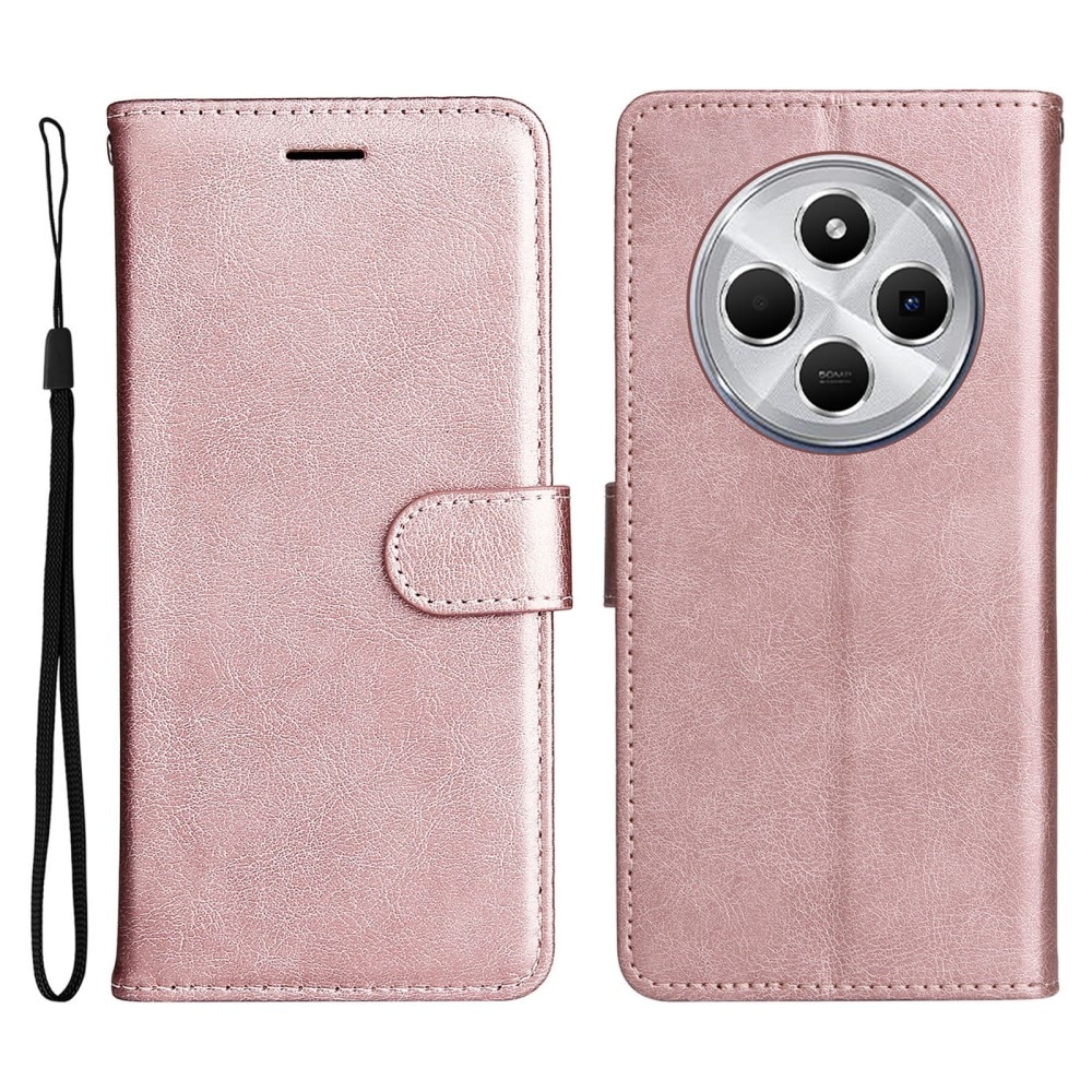 Étui portefeuille Xiaomi Redmi 14C, rose