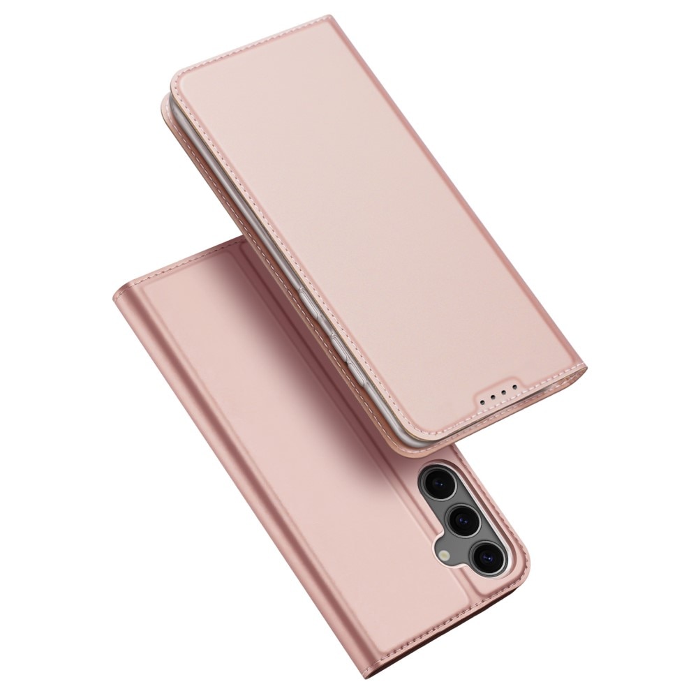 Étui portefeuille Skin Pro Series Samsung Galaxy S25, Rose Gold