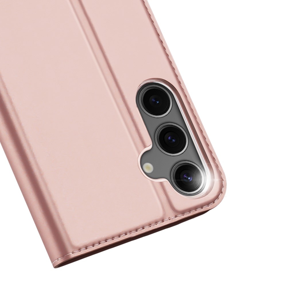 Étui portefeuille Skin Pro Series Samsung Galaxy S25, Rose Gold