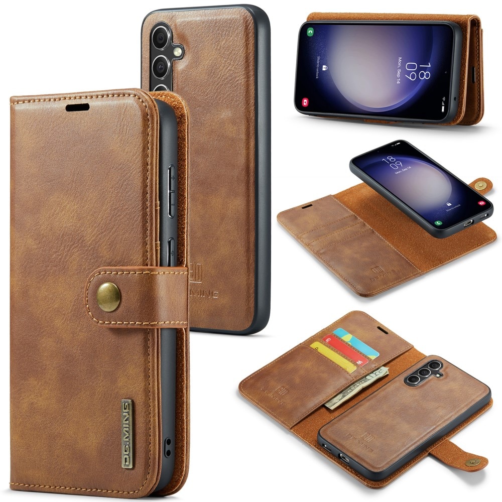 Étui portefeuille Magnet Wallet Samsung Galaxy A16, Cognac