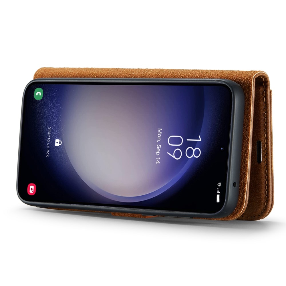 Étui portefeuille Magnet Wallet Samsung Galaxy A16, Cognac