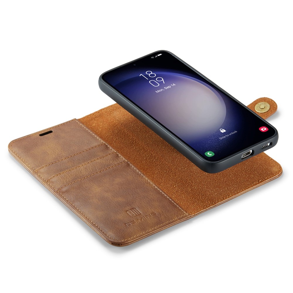 Étui portefeuille Magnet Wallet Samsung Galaxy A16, Cognac