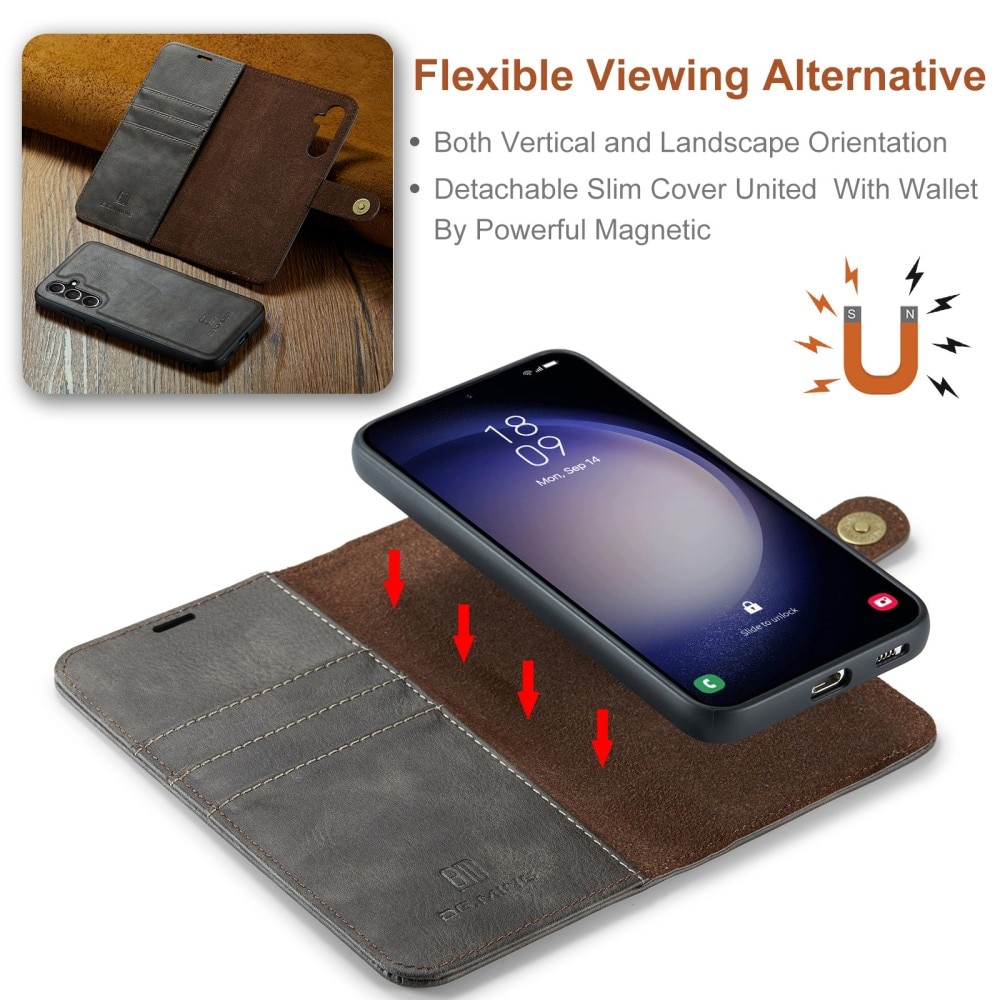 Étui portefeuille Magnet Wallet Samsung Galaxy A16, Brown