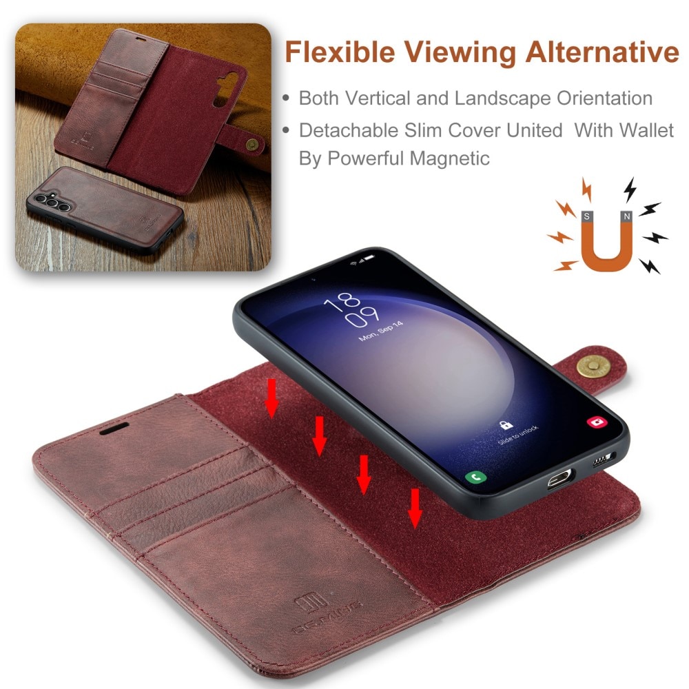 Étui portefeuille Magnet Wallet Samsung Galaxy A16, Red