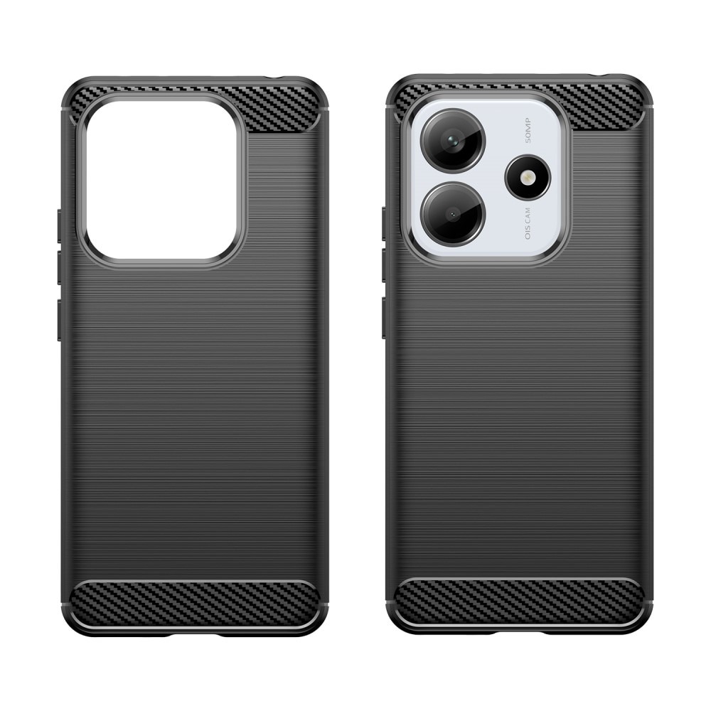 Coque TPU Brushed Xiaomi Redmi Note 14, Black