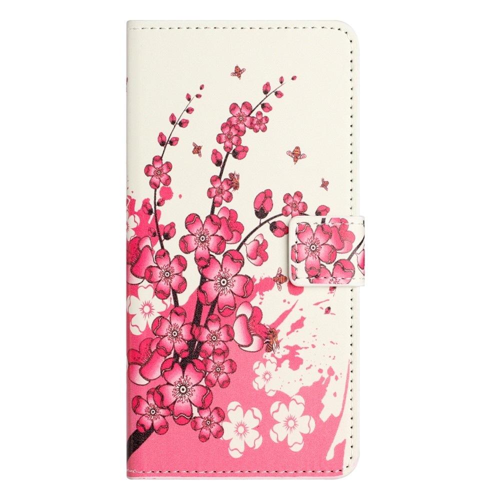 Étui portefeuille Samsung , Fleurs de cerisier