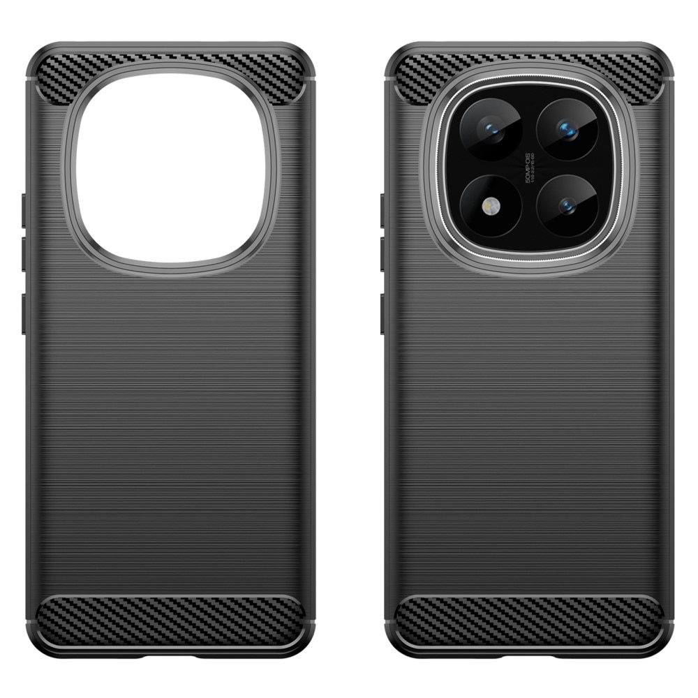 Coque TPU Brushed Xiaomi Redmi Note 14 Pro Plus, Black