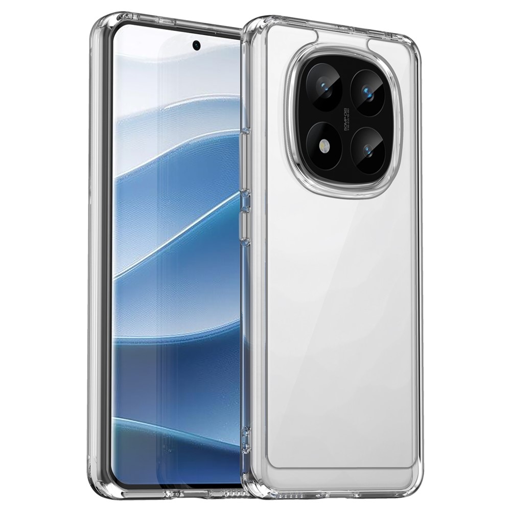 Coque hybride pour Xiaomi Redmi Note 14 Pro Plus, transparent