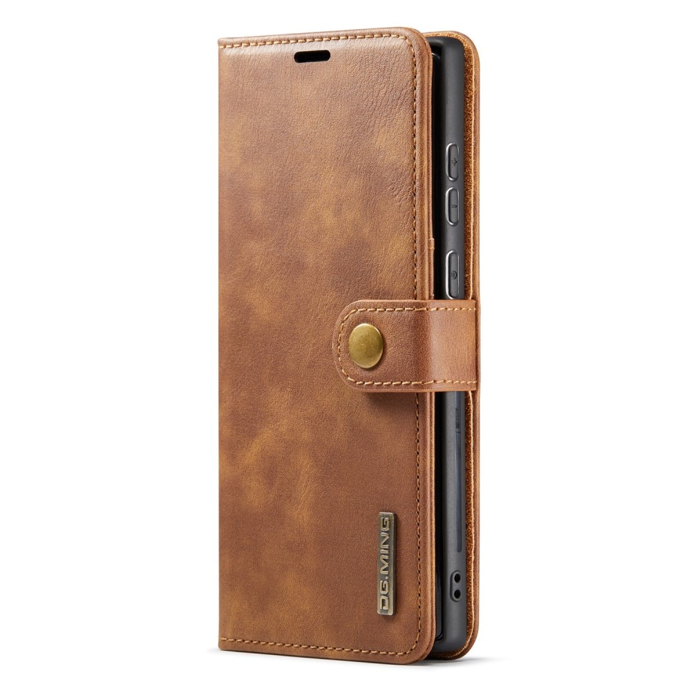 Étui portefeuille Magnet Wallet Samsung Galaxy S25 Ultra, Cognac